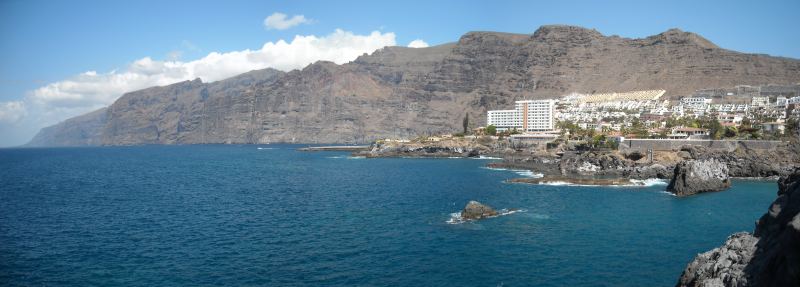 Panoramabild Los Gigantes