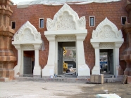 Eingangsgebäude und Büro von Christoph Kierssling im Siam Park