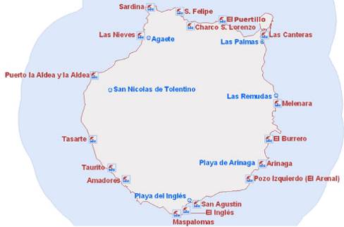 Wetter an den Straenden Gran Canaria